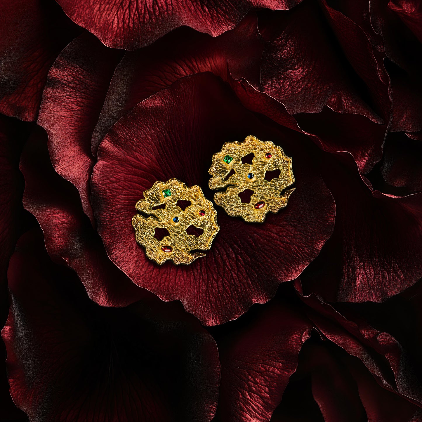 Amy Samir Ghanem in “The Celestial Palette Earrings”