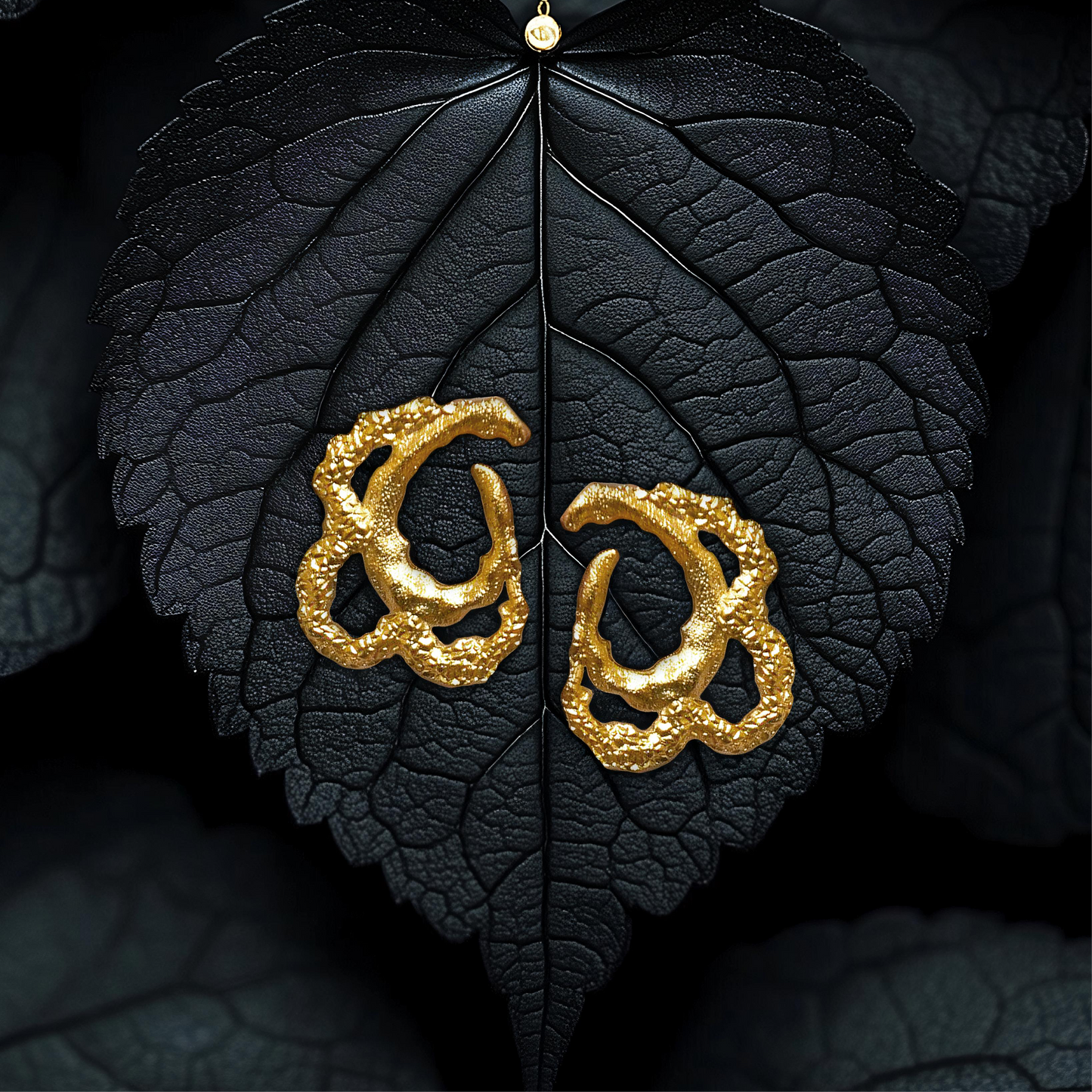 The Golden Corals Earrings