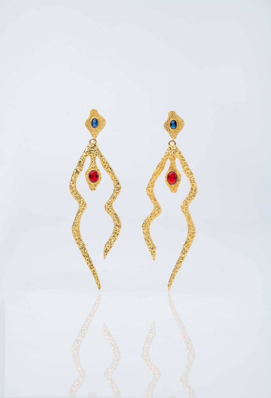 Elsa Zgheib in “The Serpent’s Rope Earrings”