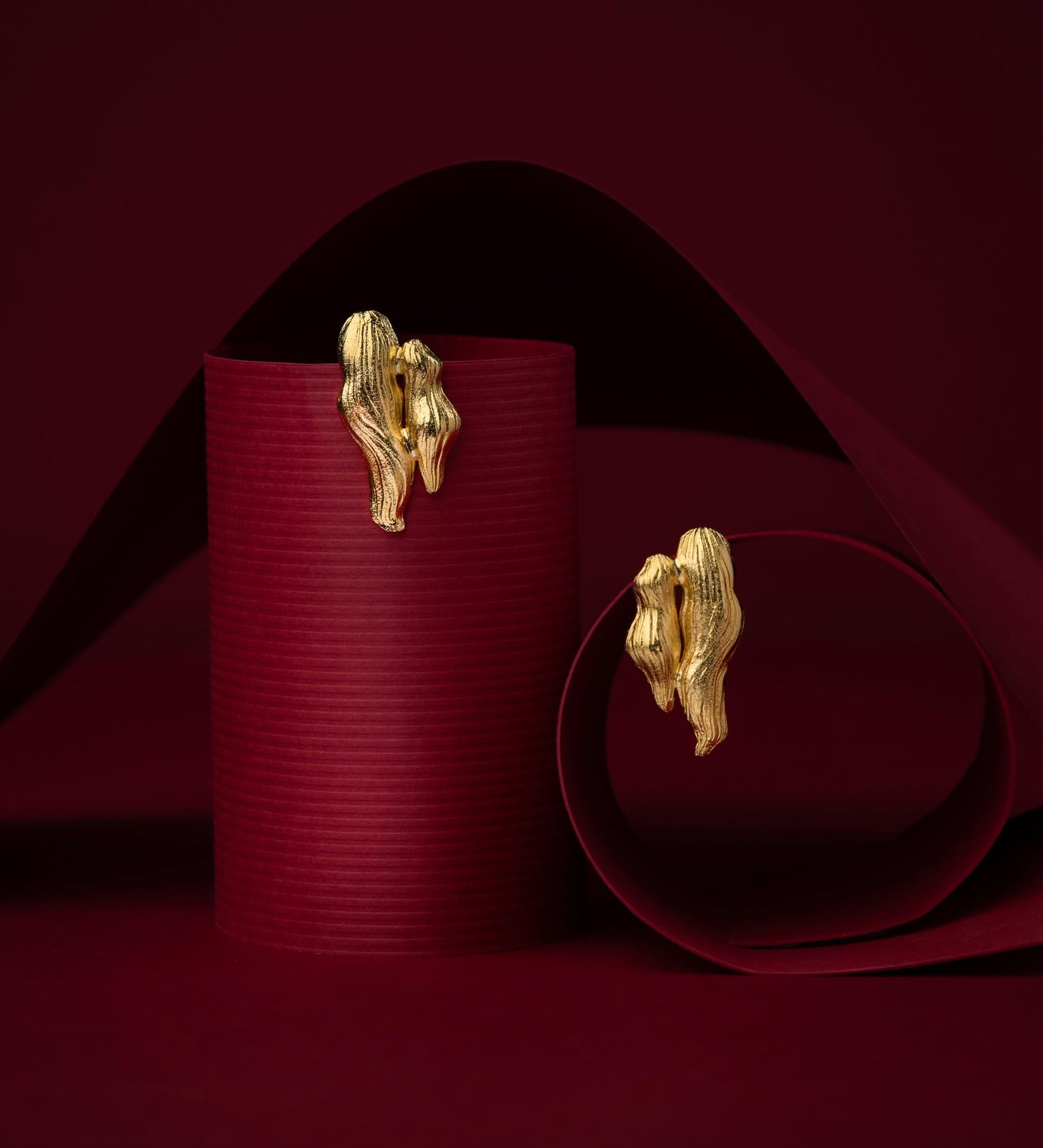 Yosra El Lozy in “The Binding Waves Earrings”