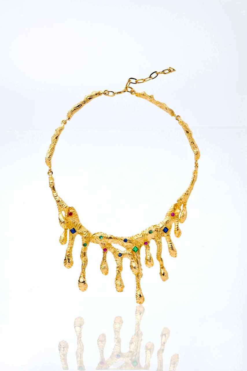 Rita Harb in “The Celestial Droplets Necklace”