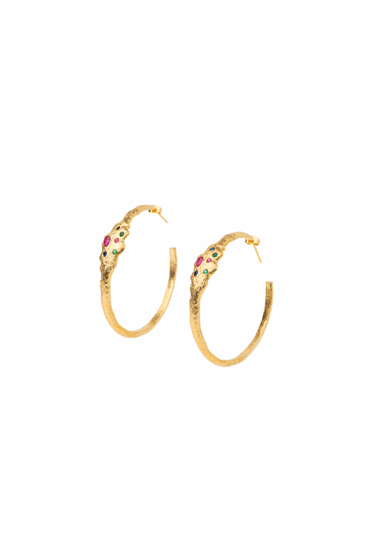 Nicole Saba in "The Vivid Bloom Earrings"