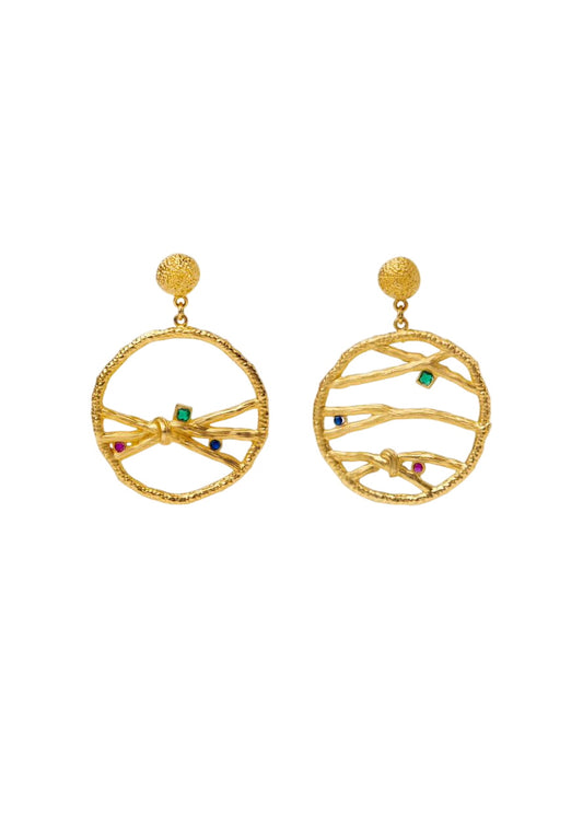 The Orbit Knots Earrings