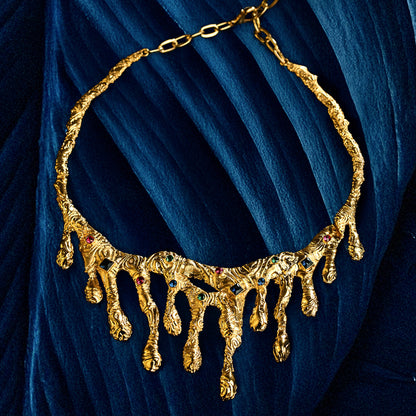 The Celestial Droplets Necklace