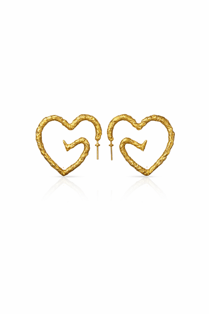 The Undone Hearts Earrings