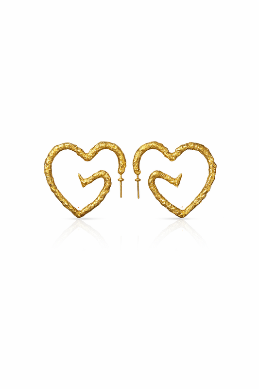 The Undone Hearts Earrings
