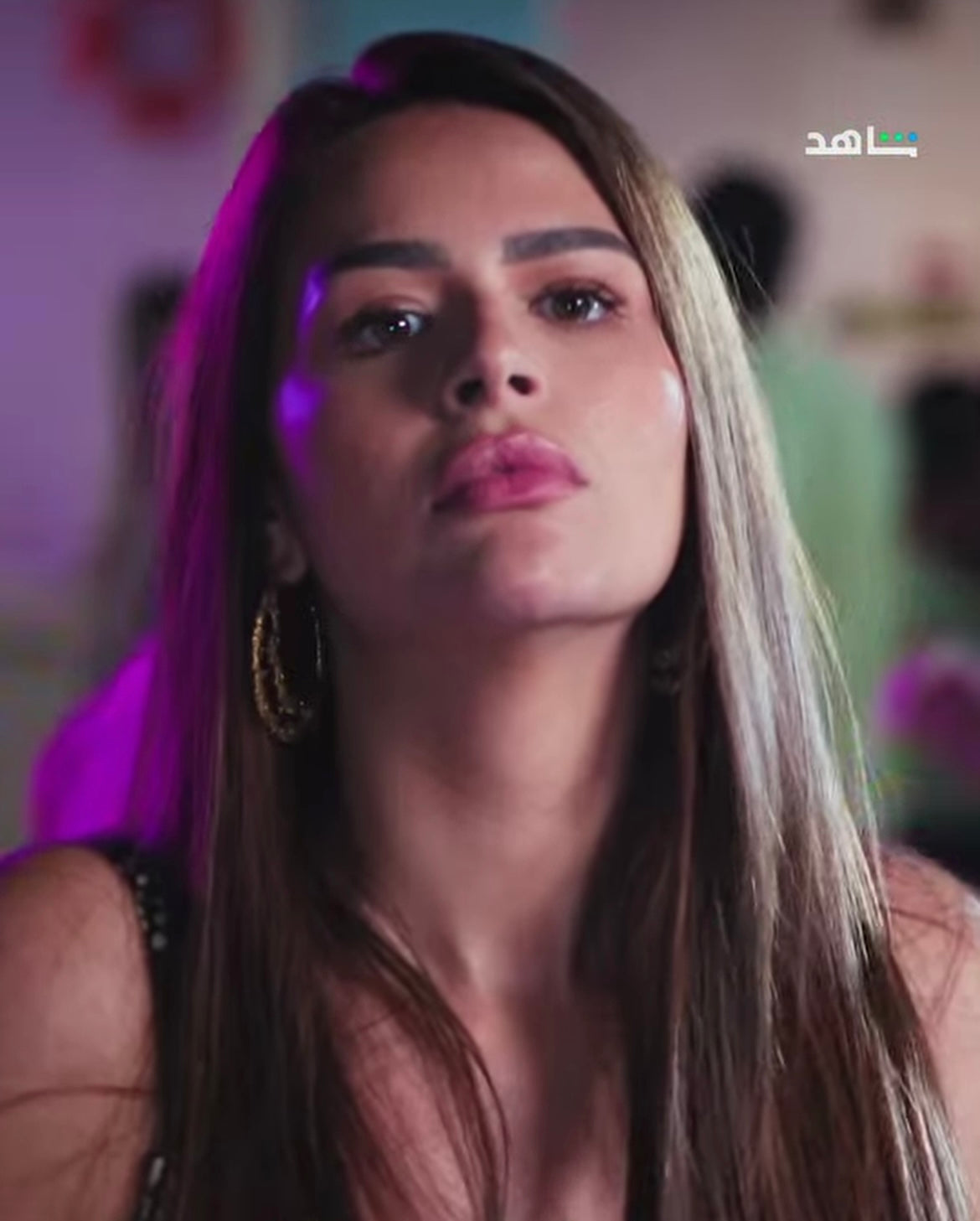 Hanady Mehanna in “The Celestial Droplets Earrings”