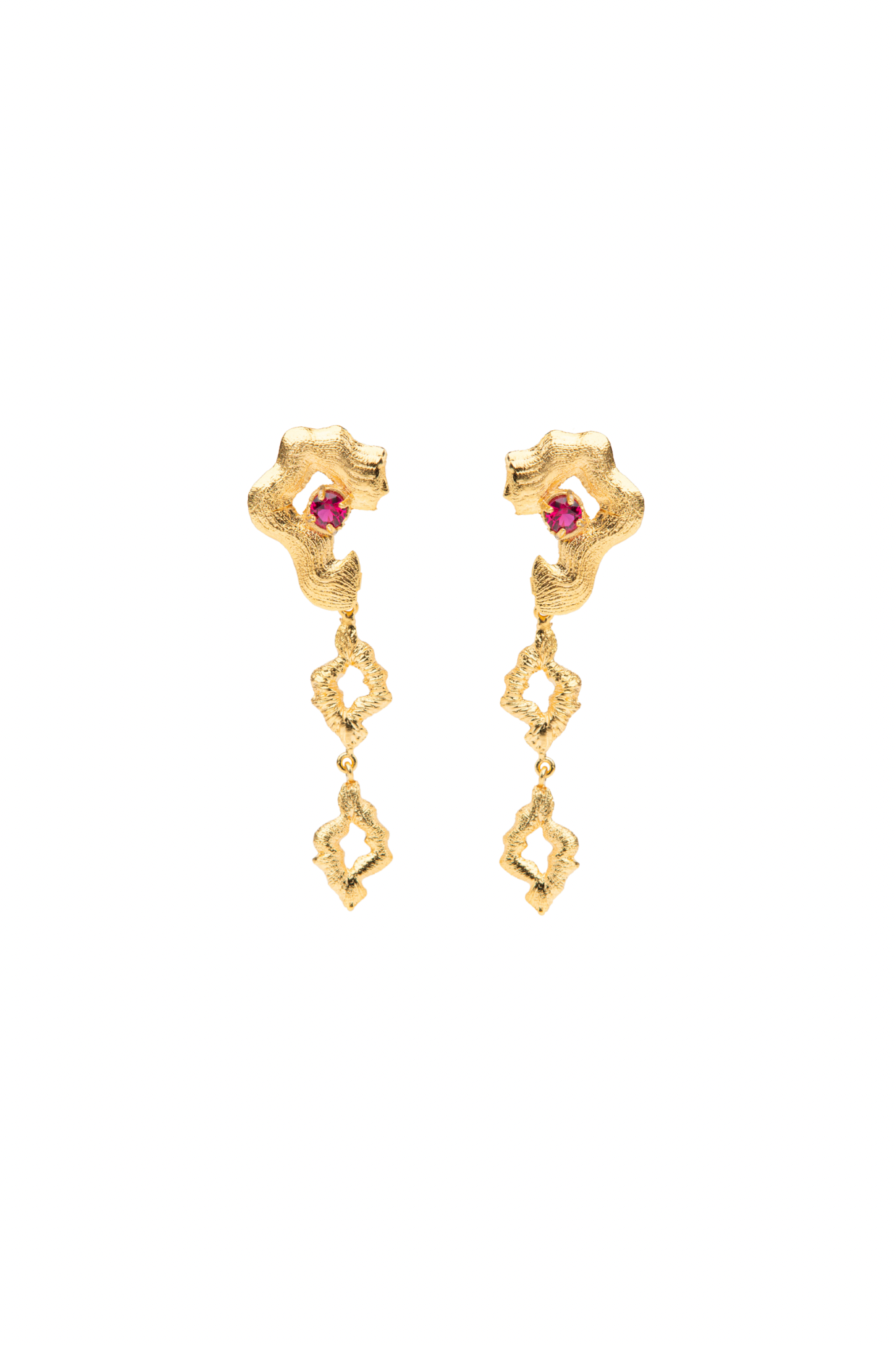The Flaming Rosé Earrings