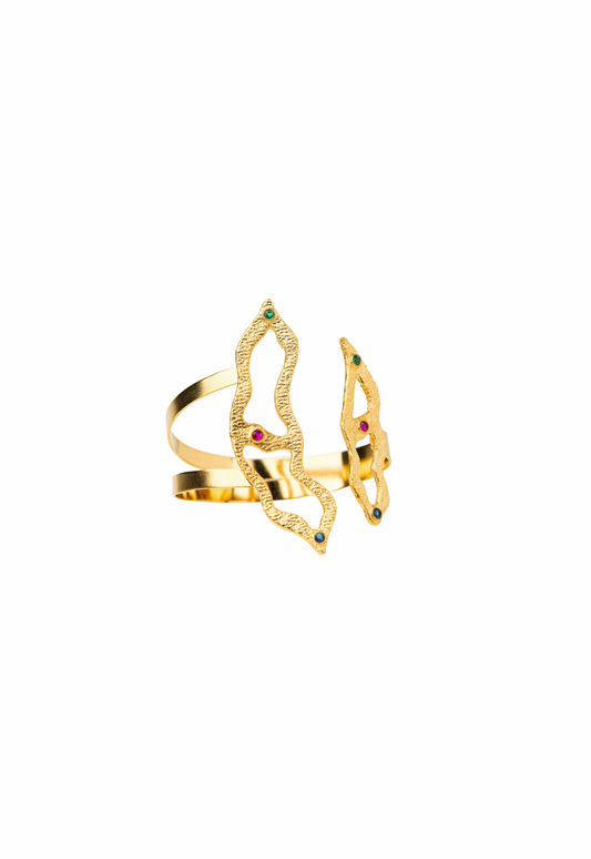 The Divine Map Cuff