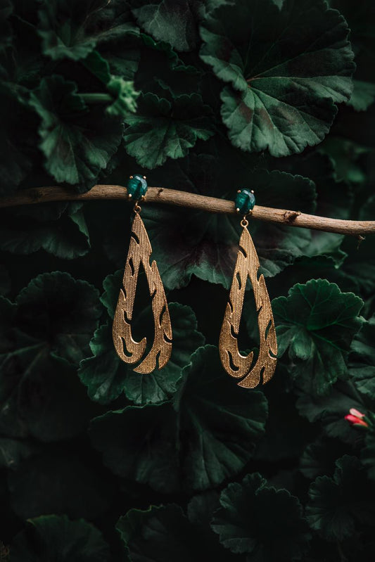 The Golden Defiance Earrings