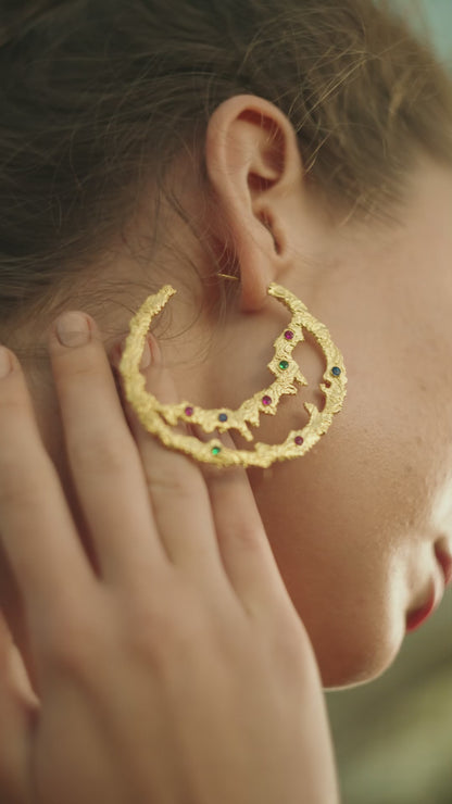 The Celestial Droplets Hoops