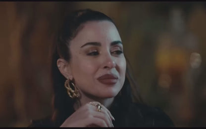 The Golden Corals Earrings